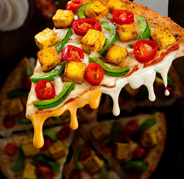 2in1 Cheese Burst - Peppy Paneer — official Domino's India menu photo