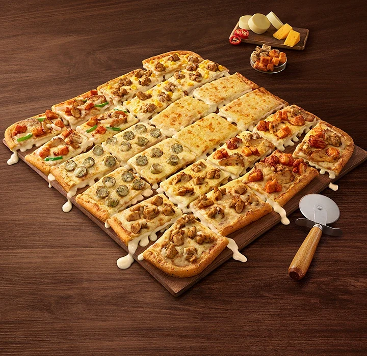 Big Big 6in1 Cheeseburst - Non Veg — official Domino's India menu photo