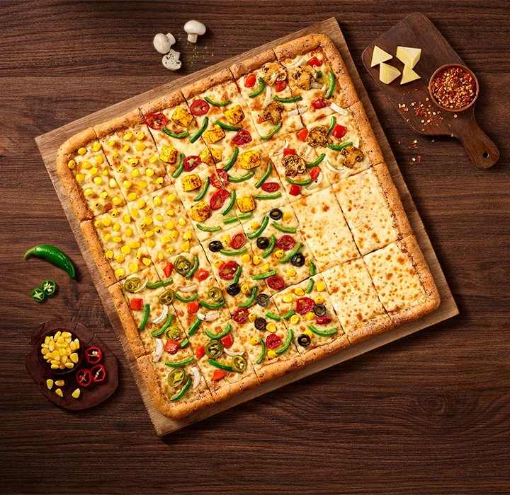 Big Big 6in1 Pizza - Veg — official Domino's India menu photo