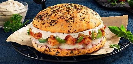 Burger Pizza - Classic Non Veg — official Domino's India menu photo