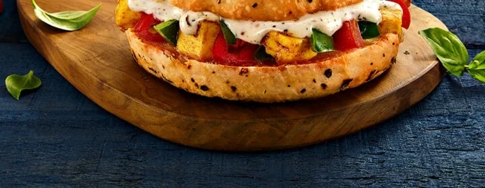 Burger Pizza - Premium Veg — official Domino's India menu photo