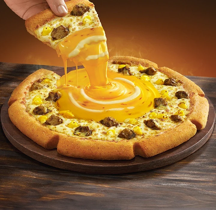 Cheese Lava Chicken Golden Delight — official Domino's India menu photo