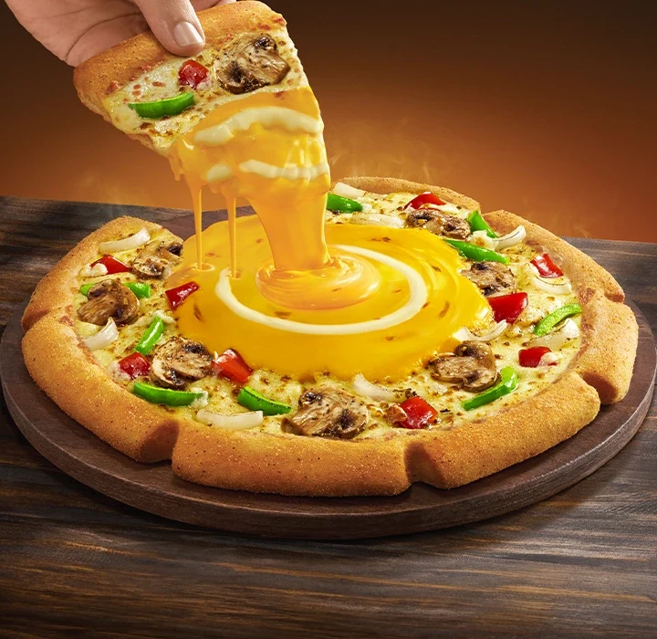 Cheese Lava Farmhouse — official Domino's India menu photo