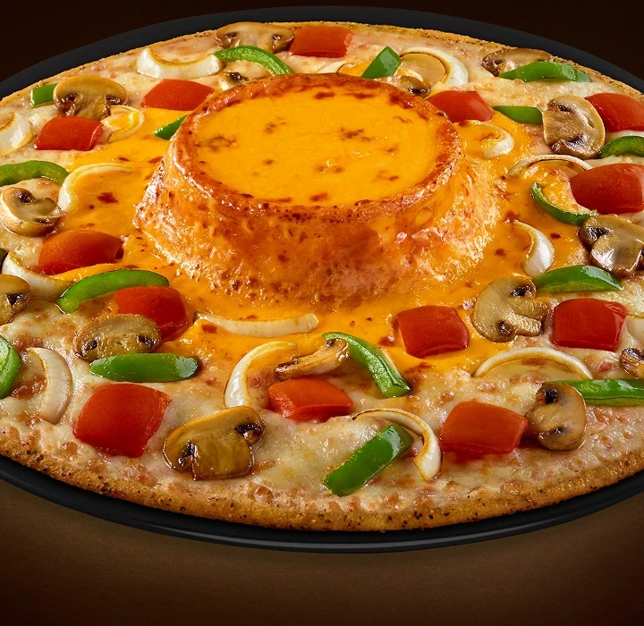 Cheese Volcano Farmhouse — official Domino's India menu photo