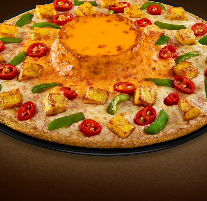 Cheese Volcano Peppy Paneer — official Domino's India menu photo