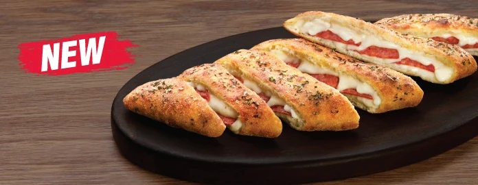 Chicken Pepperoni Stuffed GB — official Domino's India menu photo