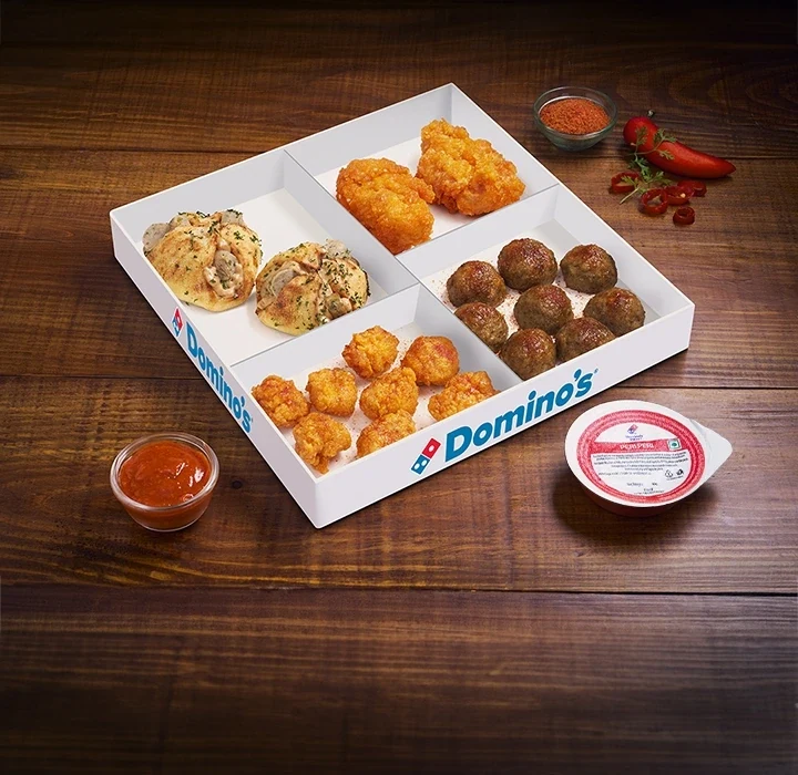 Chicken Platter for 2-Peri Peri Dip — official Domino's India menu photo