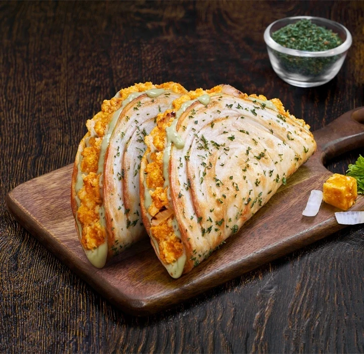 Loaded Saucy Veg Taco - Tandoori — official Domino's India menu photo