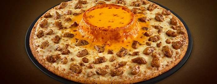 Reg+ CV Ppr BBQ Chk LXT OAG — official Domino's India menu photo