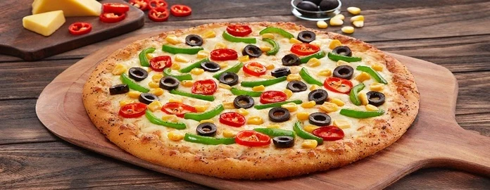 Reg. Veggie Paradise LXT OAG — official Domino's India menu photo