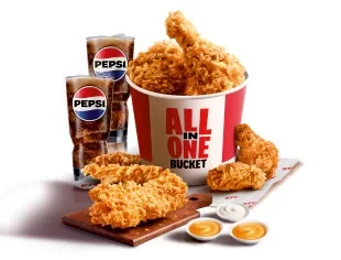 All in One Bucket — KFC India menu photo