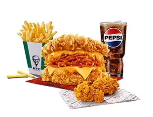 Double Chicken Dynamite Box Meal — KFC India menu photo