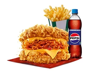 Double Chicken Dynamite Meal — KFC India menu photo