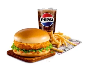 Gold Edition – Veg Zinger, Fries & Pepsi Meal — KFC India menu photo