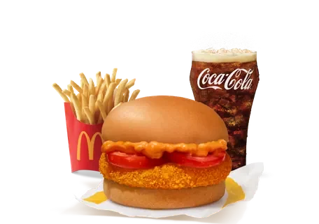 McAloo Tikki NONG Burger Combo ( M) — official McDelivery India menu photo