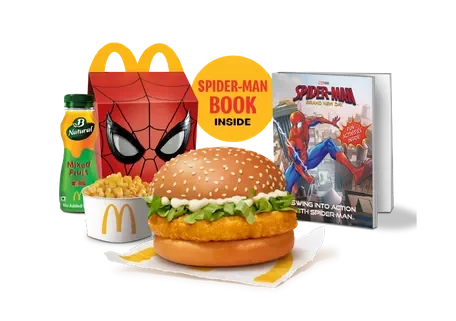 McChicken Burger Happy Meal — official McDelivery India menu photo
