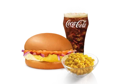 McEgg Corn Cup Meal (M) — official McDelivery India menu photo