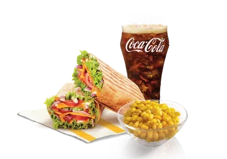 Salad Wrap Meal ( M) — official McDelivery India menu photo