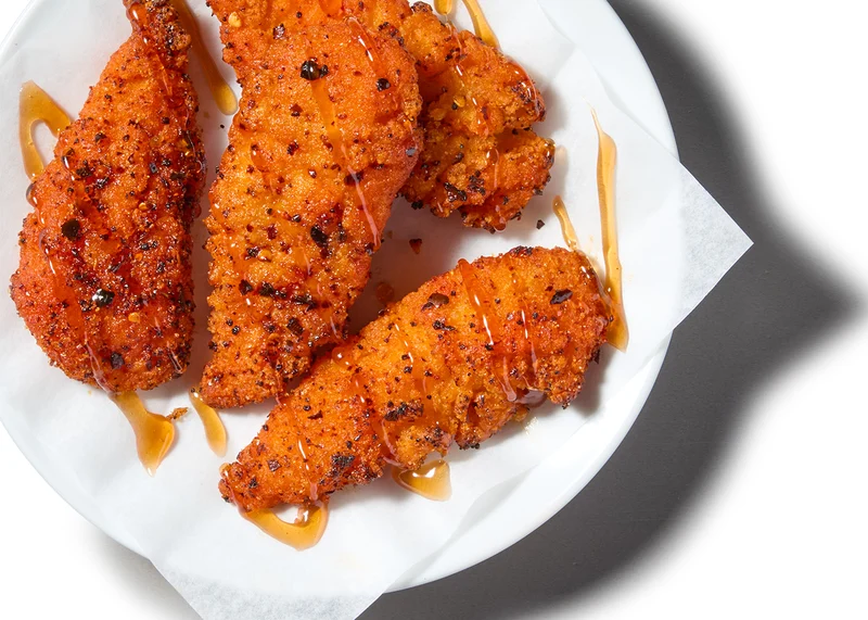 4 Hot Honey Breaded Chicken Strips — official Pizza Hut UK menu photo