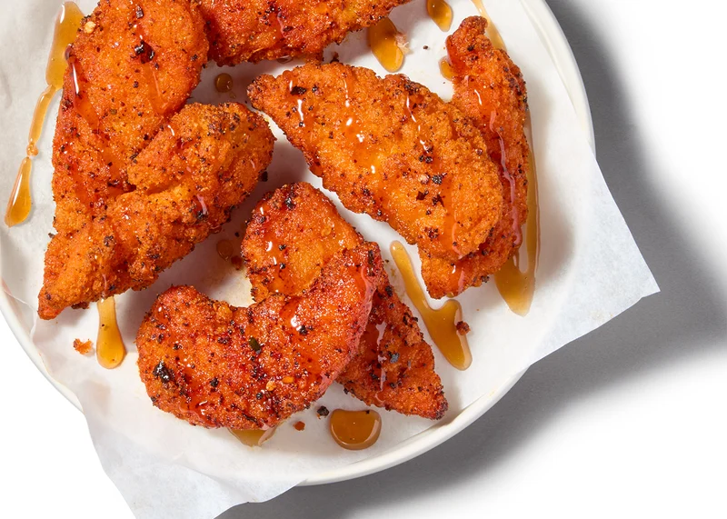 7 Hot Honey Breaded Chicken Strips — official Pizza Hut UK menu photo