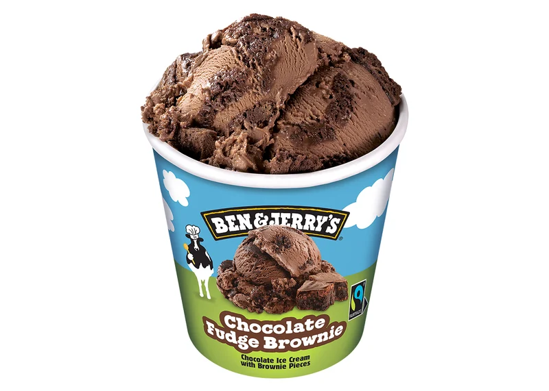 Ben & Jerry's Chocolate Fudge Brownie 465ml — official Pizza Hut UK menu photo