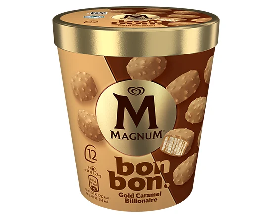 Magnum Bonbon Gold Caramel Bite-Size Pieces — official Pizza Hut UK menu photo