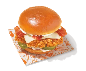 Bacon & Cheese Chicken Sandwich — official Popeyes menu photo