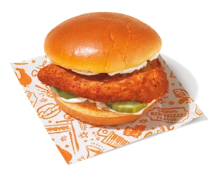 Blackened Chicken Sandwich — official Popeyes menu photo