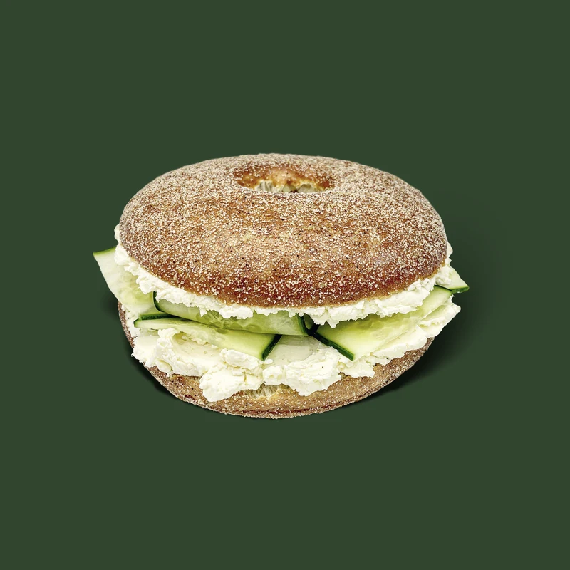 Cream Cheese Bagel — official Starbucks menu photo