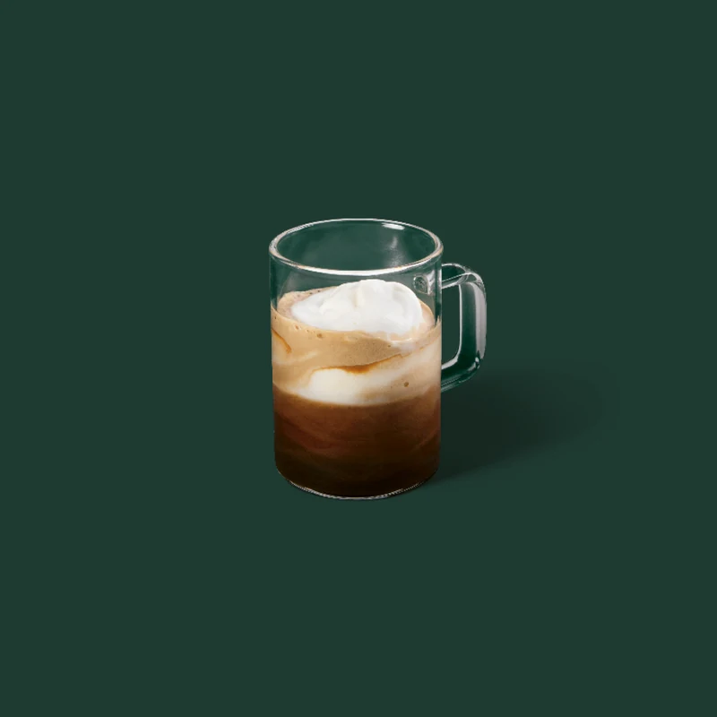 Espresso Con Panna — official Starbucks menu photo