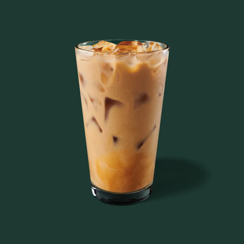 Iced Caffè Latte — official Starbucks menu photo