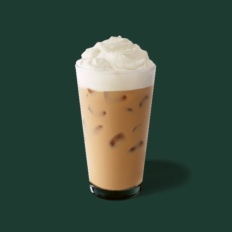 Iced White Chocolate Mocha — official Starbucks menu photo