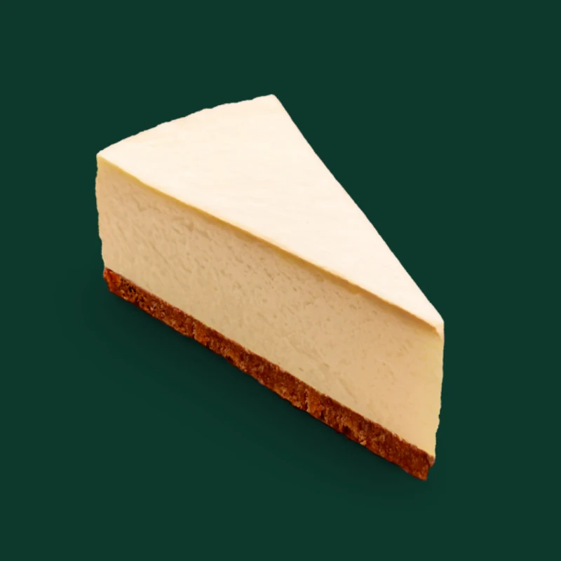 New York Cheesecake — official Starbucks menu photo