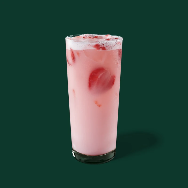 Pink Coconut Starbucks Refresha® — official Starbucks menu photo