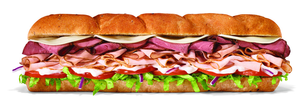 Subway Club official menu photo