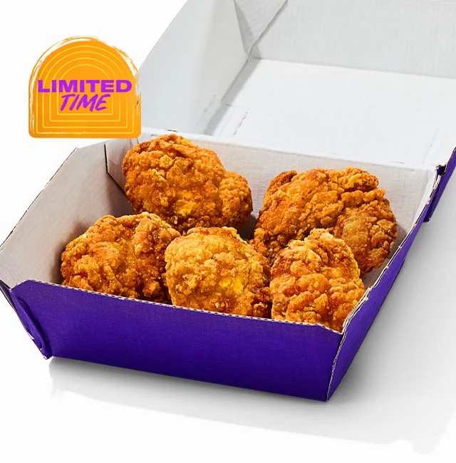 5 Piece Crispy Chicken Nuggets — official Taco Bell menu photo