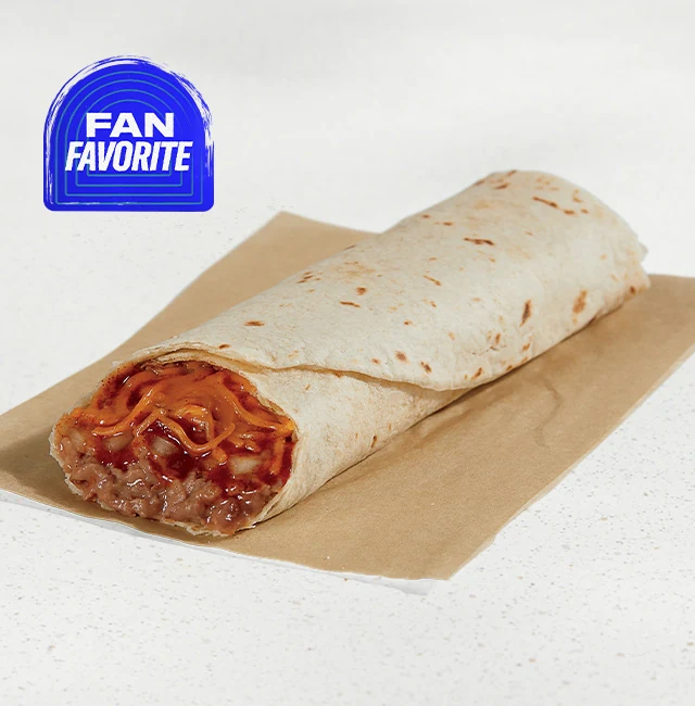 Bean Burrito — official Taco Bell menu photo