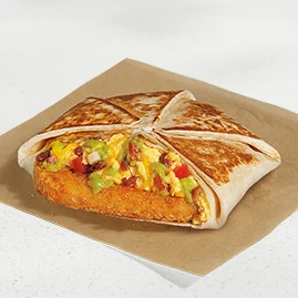 Breakfast California Crunchwrap — official Taco Bell menu photo