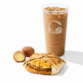 Breakfast Crunchwrap Combo — official Taco Bell menu photo