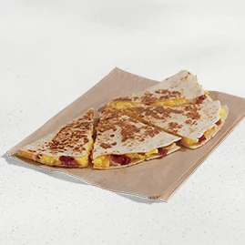 Breakfast Quesadilla Bacon — official Taco Bell menu photo