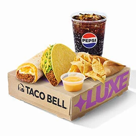 Build Your Own Luxe Cravings Box — official Taco Bell menu photo
