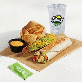 Cantina Chicken Burrito Combo — official Taco Bell menu photo
