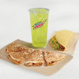 Chicken Quesadilla Combo — official Taco Bell menu photo