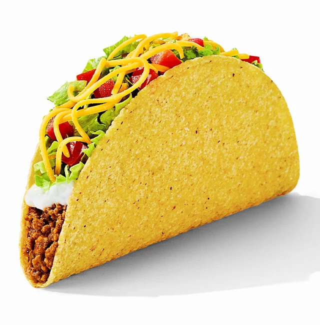 Crunchy Taco Supreme® — official Taco Bell menu photo