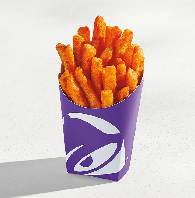Large Seasoned Fries — official Taco Bell menu photo