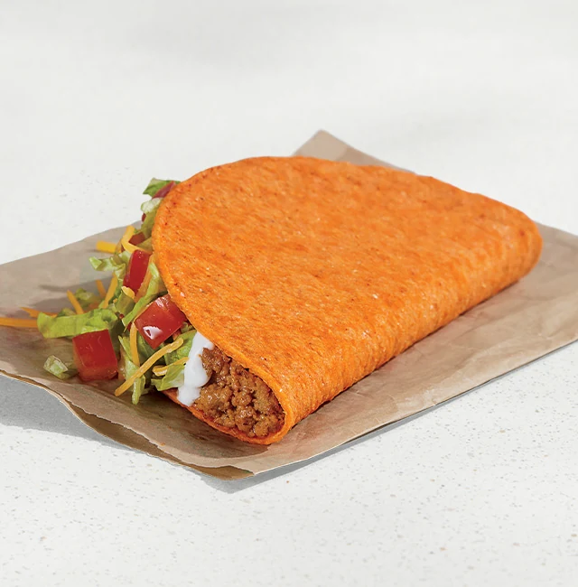 Nacho Cheese Doritos® Locos Tacos Supreme® — official Taco Bell menu photo