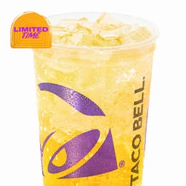 Pineapple Citrus Energy — official Taco Bell menu photo