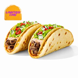Steak Gordita Crunch Duos 2pk — official Taco Bell menu photo