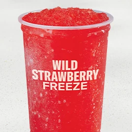 Wild Strawberry Freeze — official Taco Bell menu photo