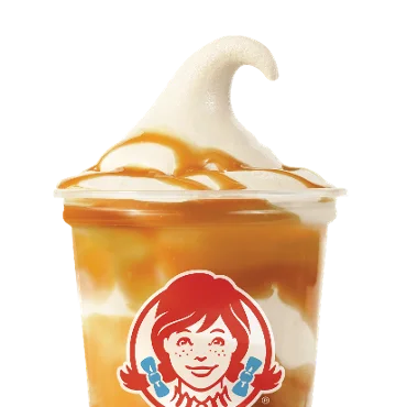 Caramel Vanilla Frosty Swirl™ — official Wendy's menu photo